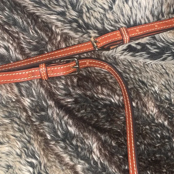Dooney & Bourke Crossbody Grey/Brown Bag - Picture 4 of 16